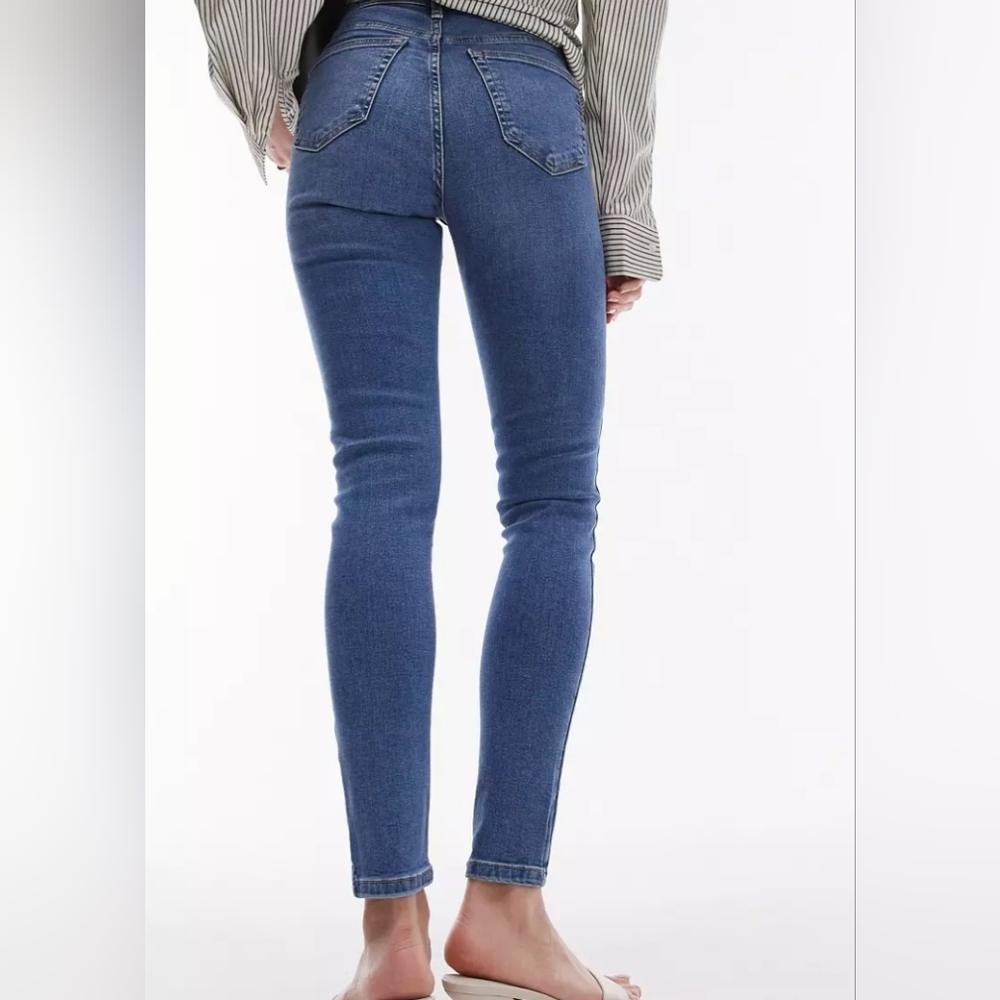 TOPSHOP MOTO JAIME JEANS MID WASH - Picture 4 of 11